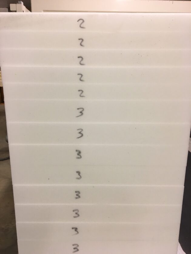 Foam - 2x80x108 - 1.8 Density