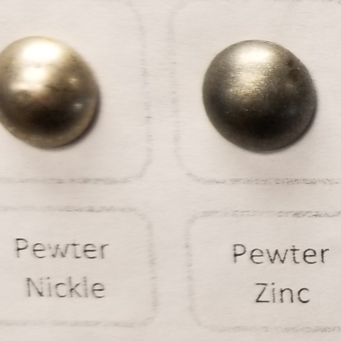 1009-1/2 Pewter Zinc
