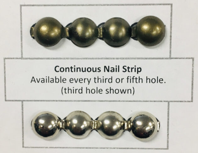 Continuous Nail Strip - Nickel